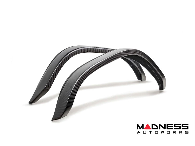 Ford Bronco Fenders Flares - Everglades - Carbon Fiber - Front - 4 Door
